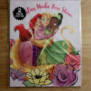 Besties Make You Shine School Portfolios Set Of Two Ariel Rapunzel Tiana Moana Snow White Princesses