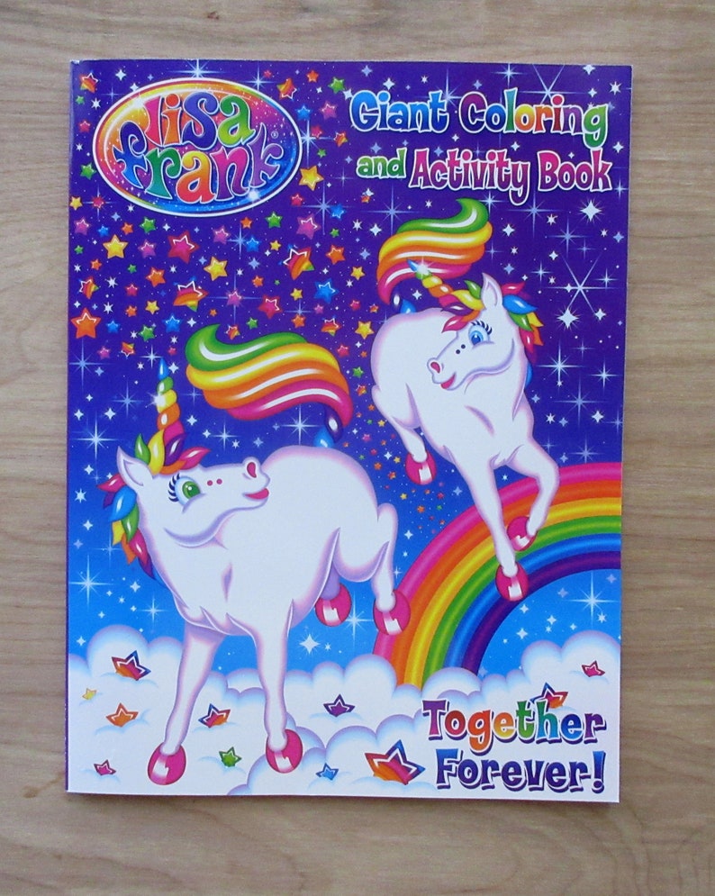 Download New Lisa Frank Giant Coloring And Activity Booktogether Etsy