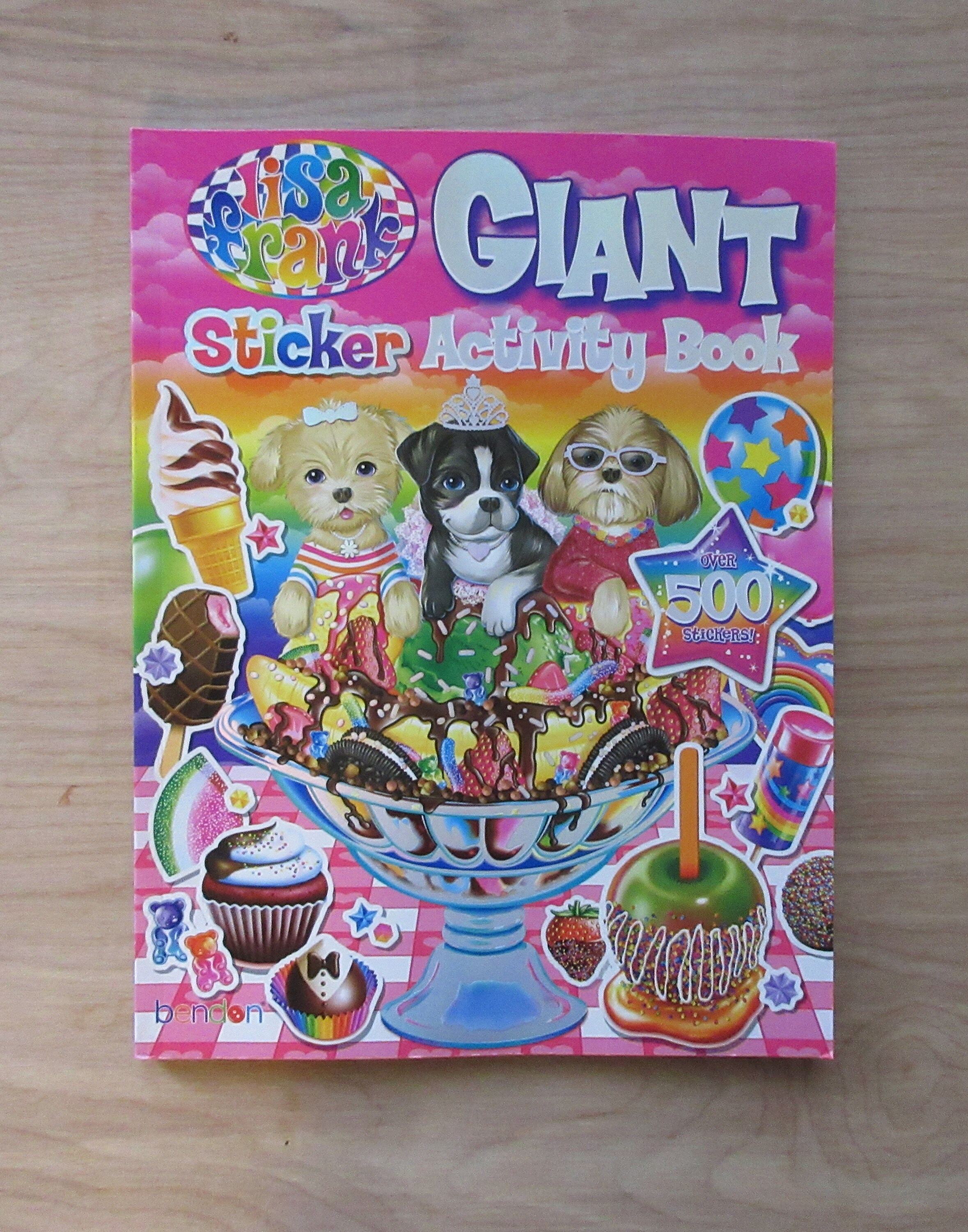 Lisa Frank Coloring & Activity Book with Stickers ~ Over 500 Stickers! Lisa Frank Coloring & Activity Book with Stickers ~ Over 500 Stickers!