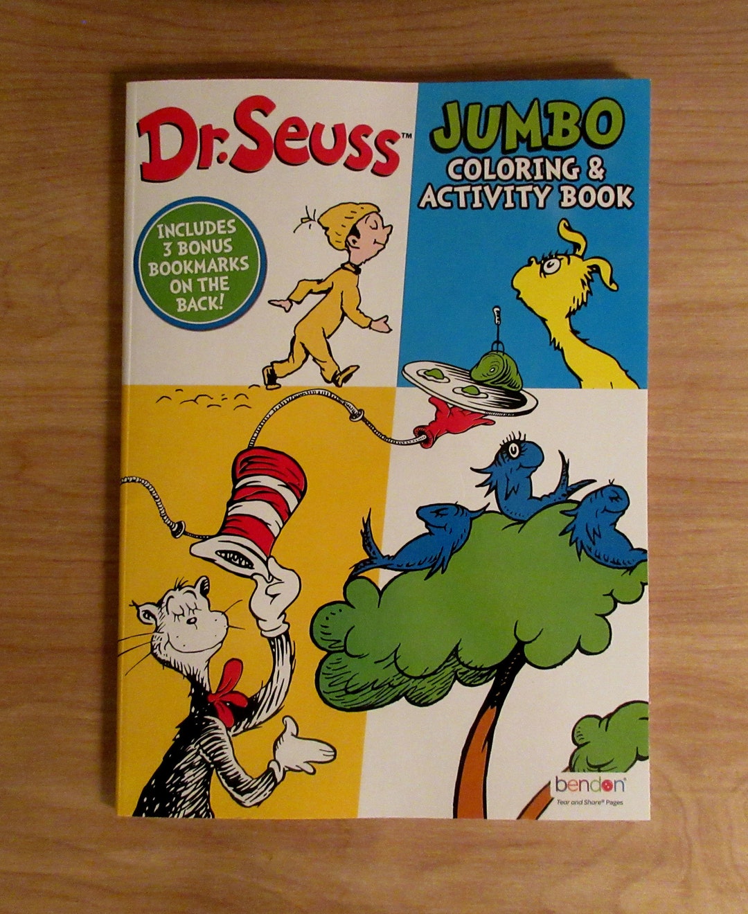 Dr. Seuss Jumbo Coloring & Activity Book ~ Super Cute! - Etsy