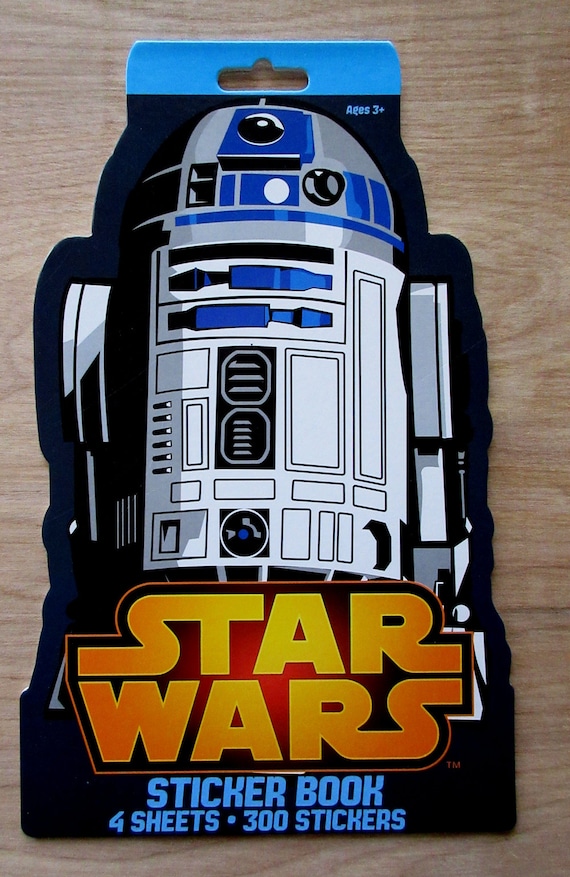 4 sheets= 300 stickers! Disney Star Wars Sticker Book 4 sheets= 300 stickers! Disney Star Wars Sticker Book