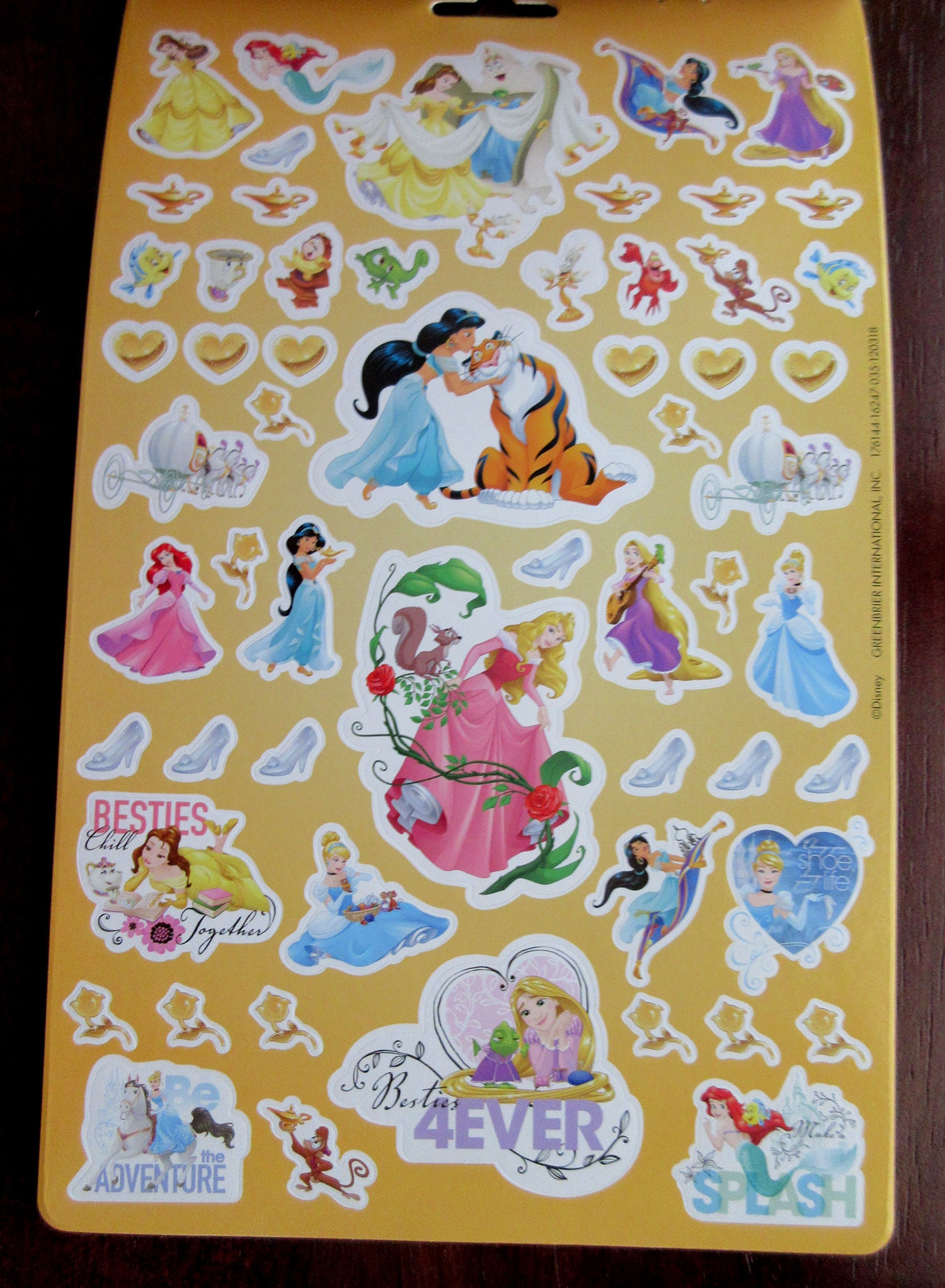 Disney Princess Sticker Pad4 Sticker Sheets150 Etsy