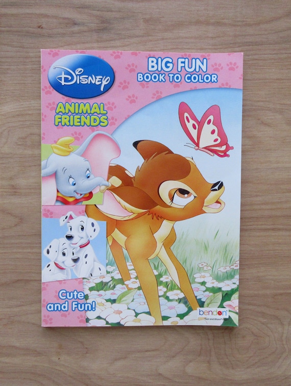 Download Disney Animal Friends Big Fun Coloring Book The Lion King 101 Dalmatians Dumbo Bambi Lady And