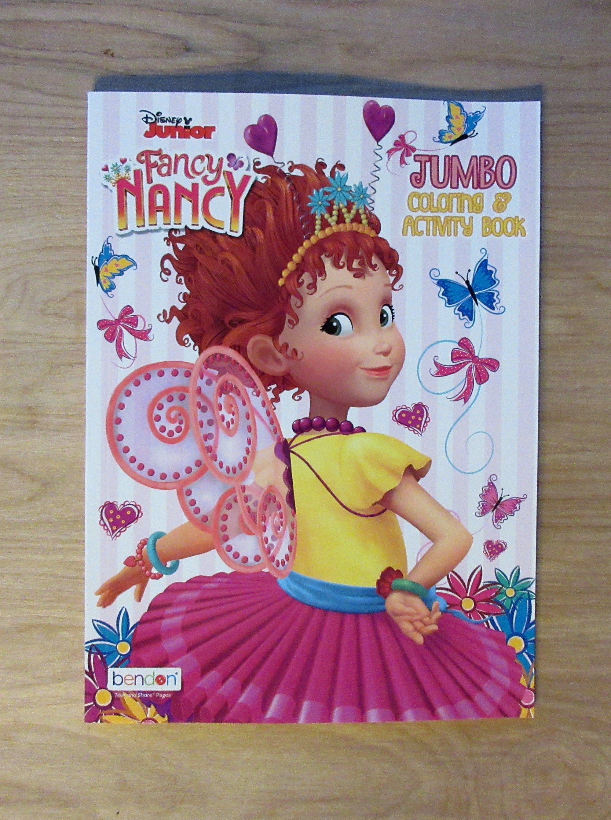 Disney Junior Fancy Nancy Jumbo Coloring Book & Activity Book~Jewel, Frenchy, Marabelle, Chiffon, Freddy