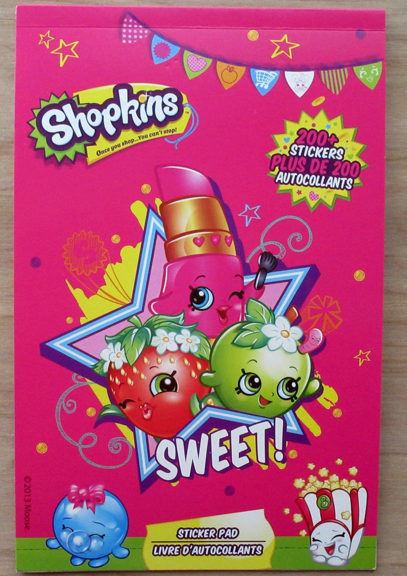 Shopkins Stickerssuper Cute Stickers | Etsy