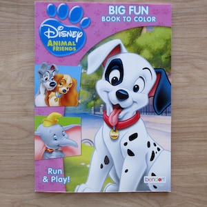 Download Disney Animal Friends Big Fun Coloring Bookthe Lion King101 Etsy