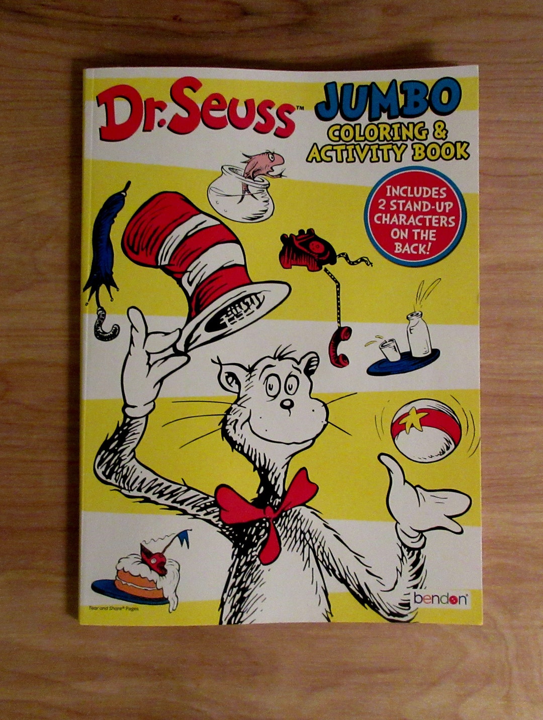 Dr. Seuss Jumbo Coloring & Activity Book Cat in the Hat Super Cute Etsy