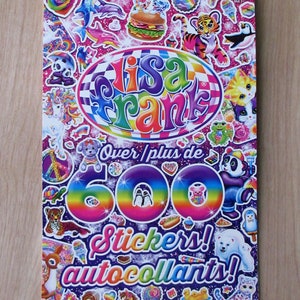 Lisa Frank Collector Set Of Stickers~600 Stickers~Super Cute!