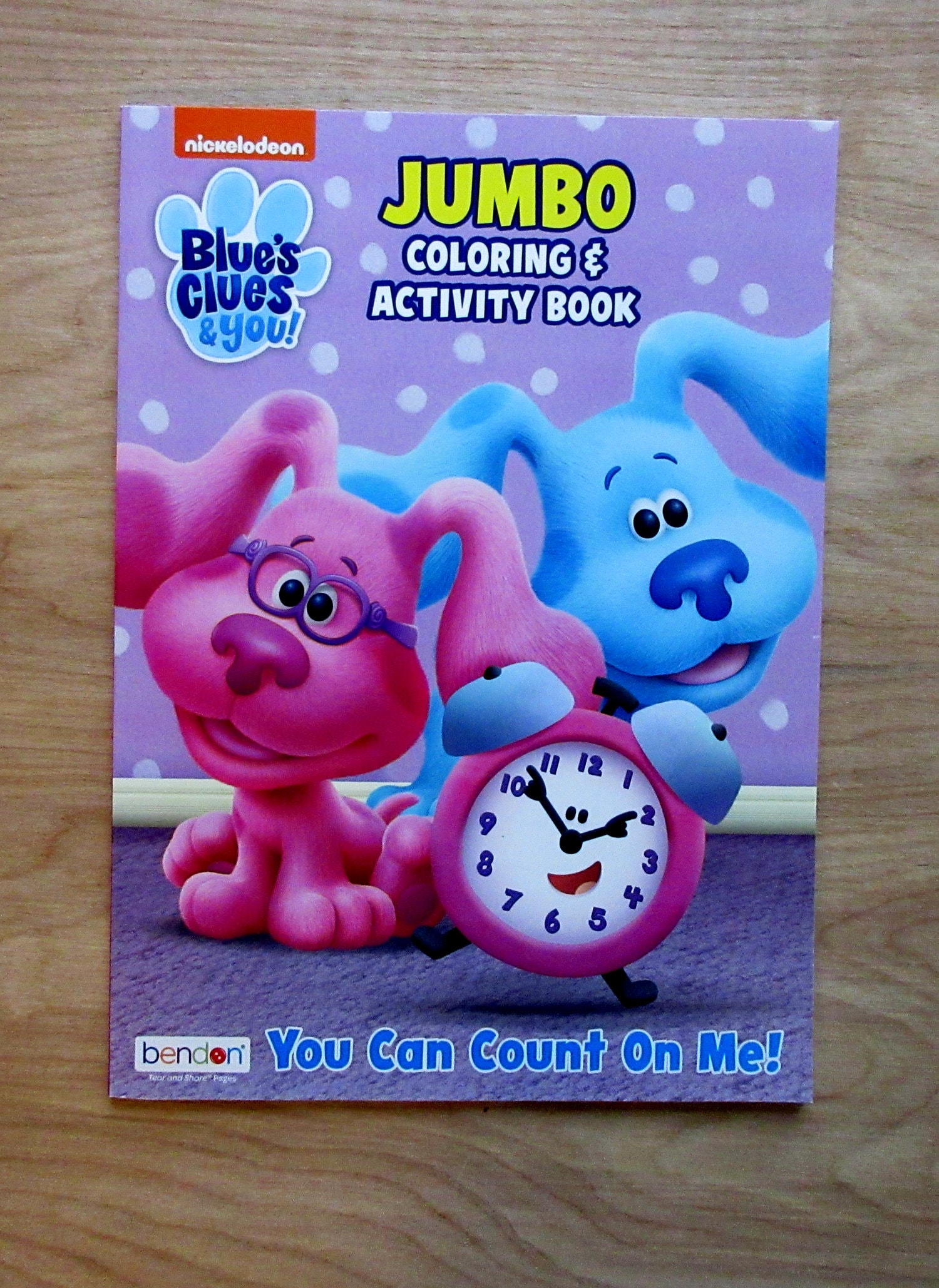 Blue's Clues & You Jumbo Coloring and Activity Book You Can Count on Me  Tickety Tock 