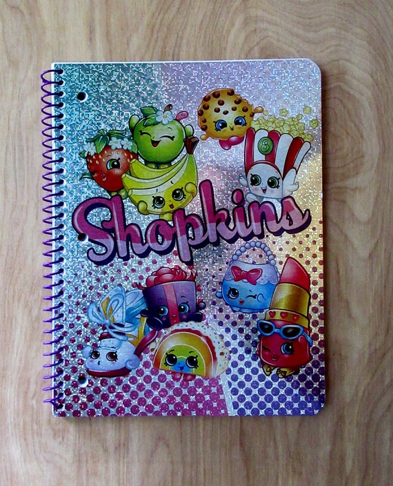 New Shopkins Spiral Notebook Apple Blossomstrawberry Etsy New Shopkins Spiral Notebook Apple Blossomstrawberry Etsy