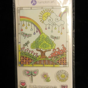 Coloring Clear Stamps Hampton Arts Clear Stamps 12 Piece