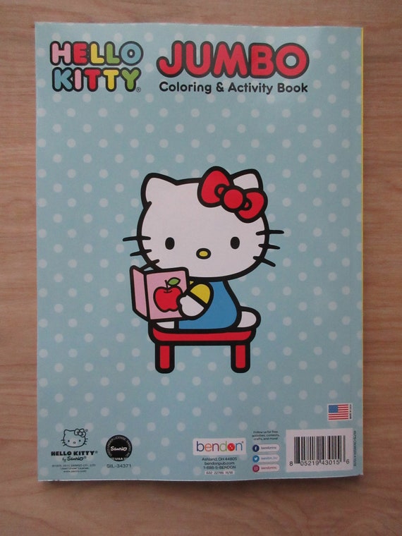 7100 Hello Kitty Jumbo Coloring Book Picture HD