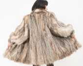SALE Oppossum Long Hair Fur Jacket Coat Stroller Size Medium