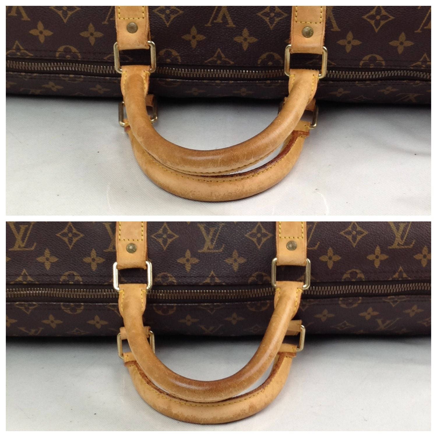 SALE Authentic Louis Vuitton Keepall Bandouliere 55 Large Carry all Weekender Travel Bag Hand ...