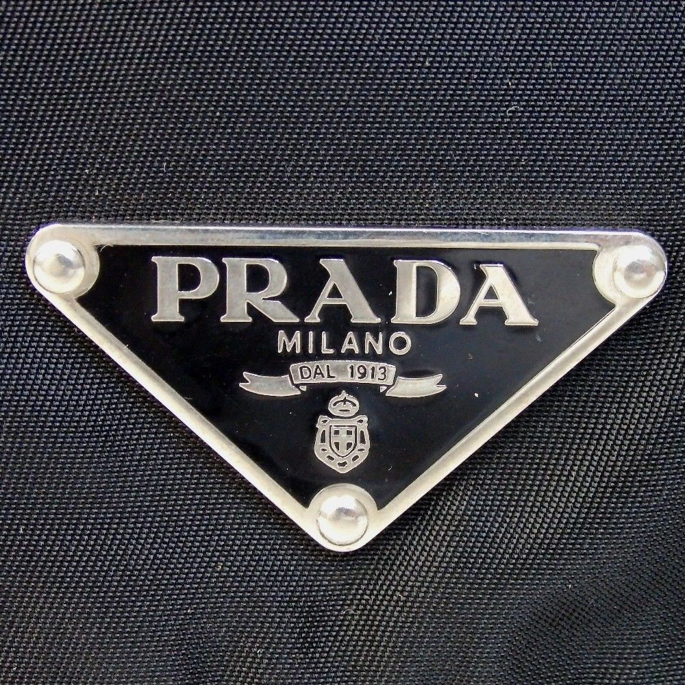 SALE!!!!!Authentic PRADA Triangle with logo one belt Shoulder Bag Nylon