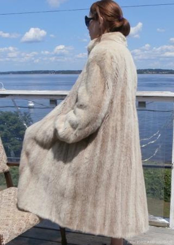 white mink coat