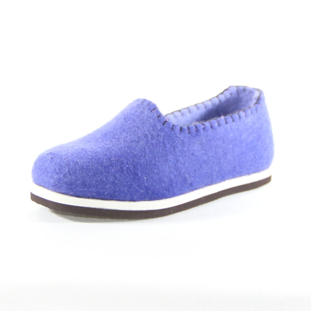 Mongolian Felt Slippers, vintage, retro, universal shoe, father's day, german style, french touch, best fabric, leather sole, after bath