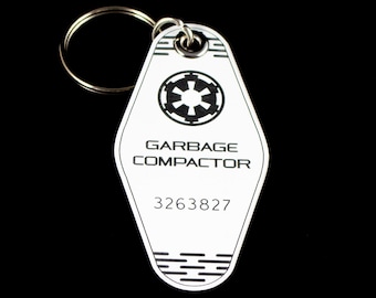 Death Star Keychain | Acrylic Star Wars Key Tag