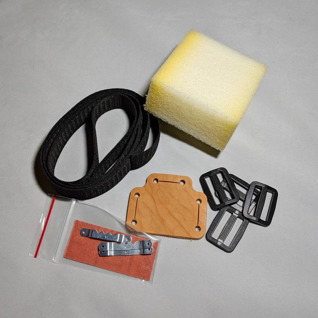 Cosplay Mask Strap and Padding Kit DIY Cosplay Mask Kit Cosplay Mask