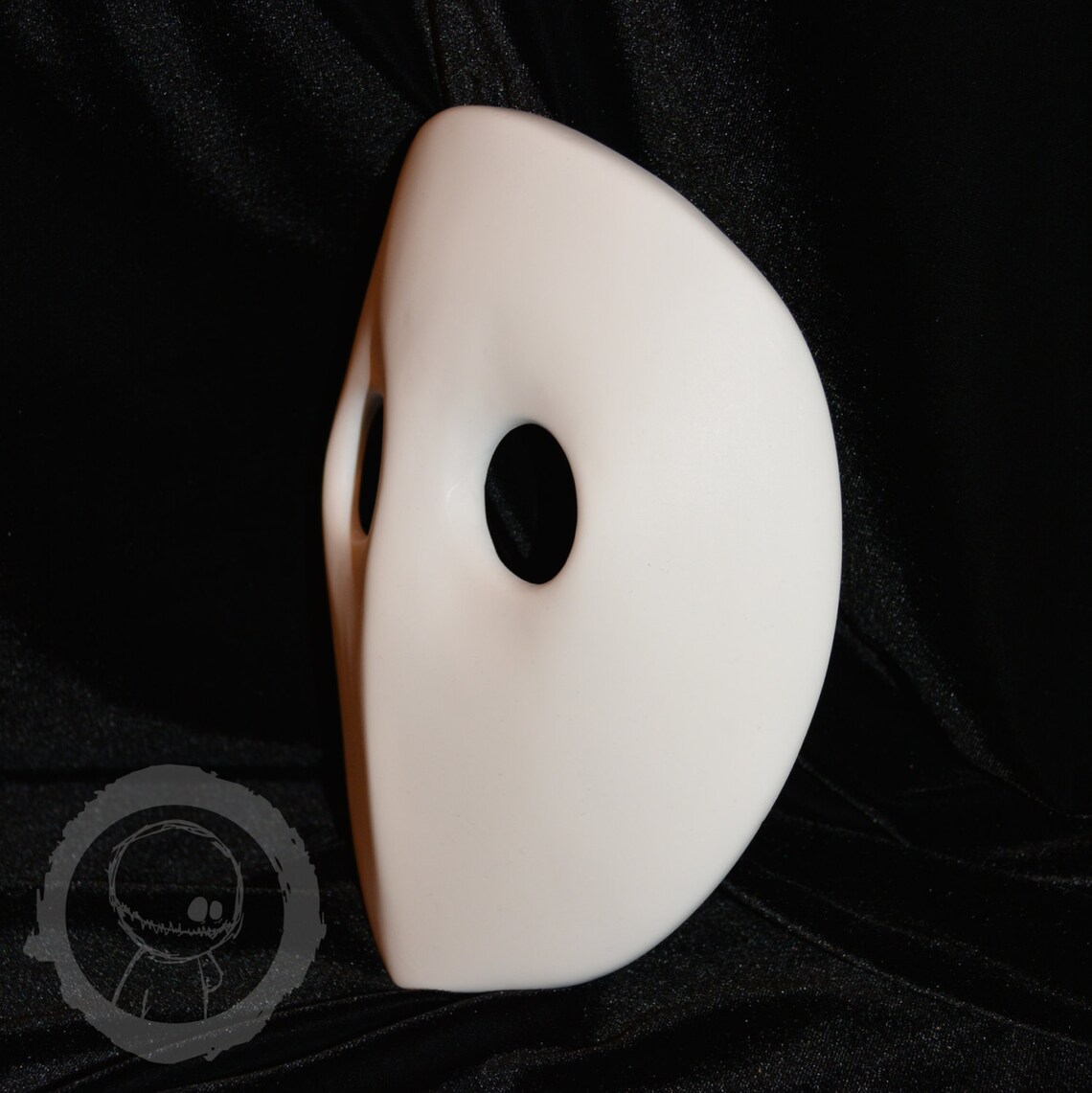 Eyeless Jack Mask Deluxe Unpainted Kit Creepypasta Mask Etsy