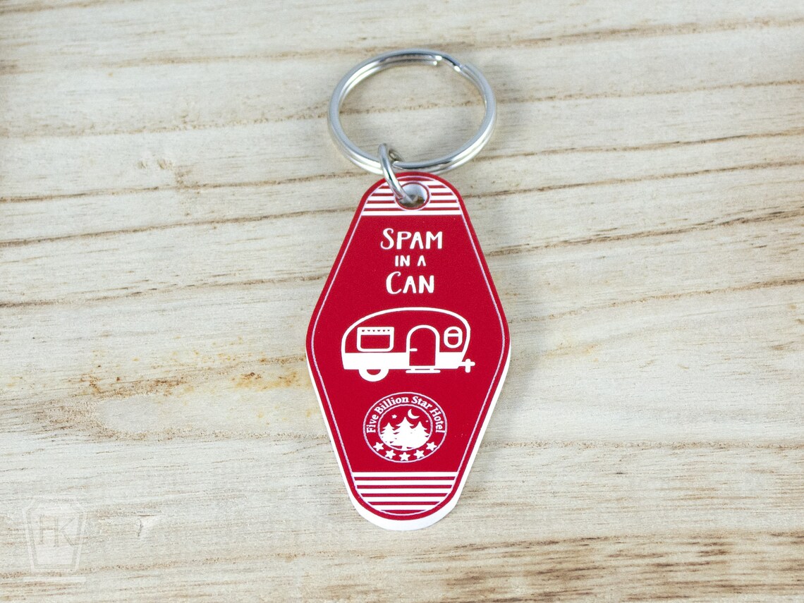 Camper Keychain Vintage Camping Keychain Gift for Camper Etsy