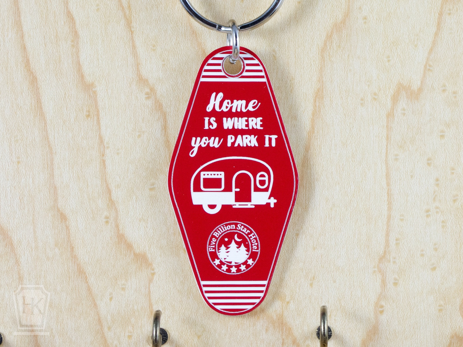 Camper Keychain Vintage Camping Keychain Gift for Camper Etsy