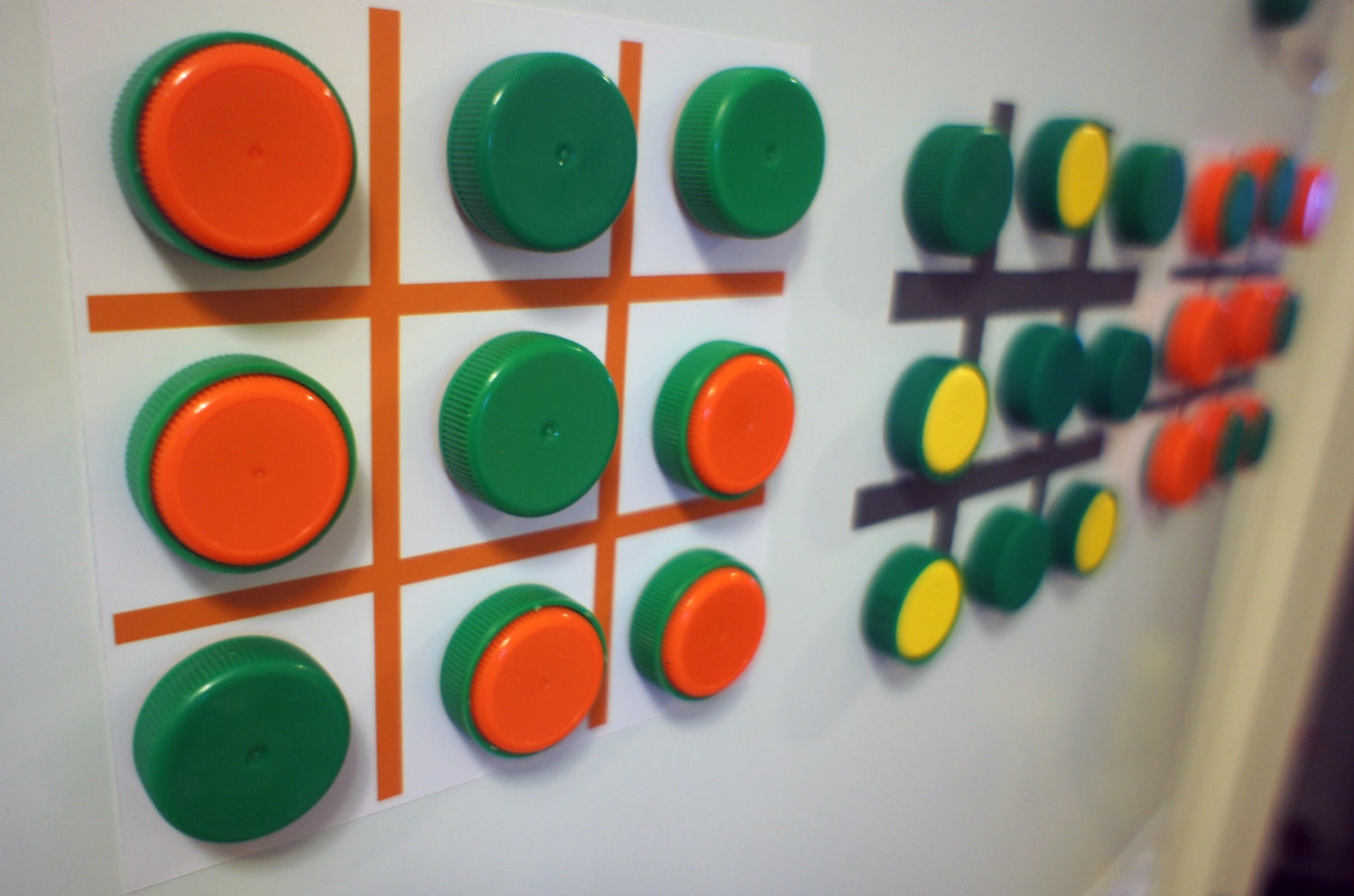 Unique Fridge Tic Tac Toe Game from Upcycled Plastic Etsy