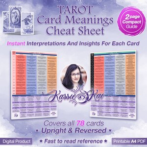 Ultimate Tarot Cheat Sheet: Quick Keywords for All 78 Cards, Upright & Reversed!