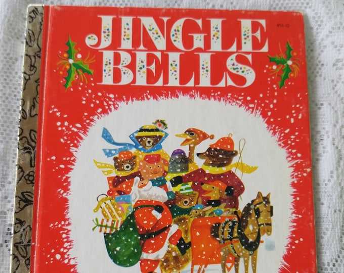Jingle Bells Book, A Little Golden Book, 1964 Jingle Bells Etsy