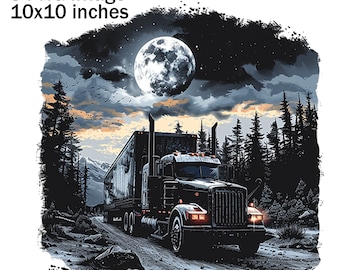 Semi Truck Clipart, Truck PNG, Semi Truck Images, Maanverlichte Truck Clipart, Truck Illustratie, Semi Truck PNG, Big Rig Images