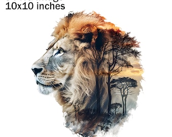 Leeuwen PNG, savanne leeuw, Afrikaanse leeuwen clipart, leeuw illustratie, transparante leeuwen, leeuw beelden