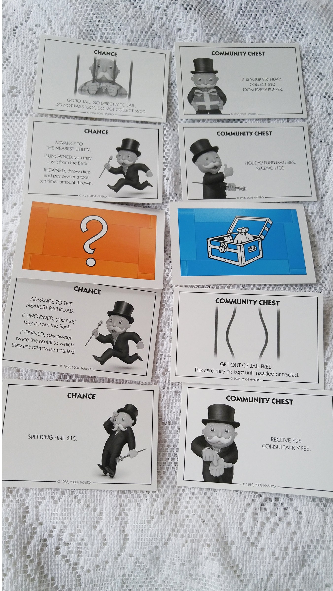 Monopoly Cards, Monopoly 16 Chance Cards, 32 Game Cards, Monopoly Ephemera, Monopoly 16 Community Chest Cards - Etsy monopoly-cards-monopoly-16-chance-cards-32-game-cards-monopoly-ephemera-monopoly-16-community-chest-cards-etsy
