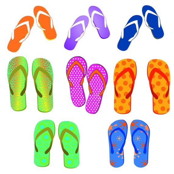 flip flop pictures clip art
