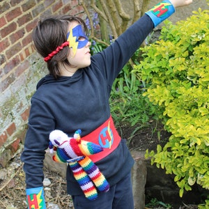 Superhero belt personalised for kids image 6
