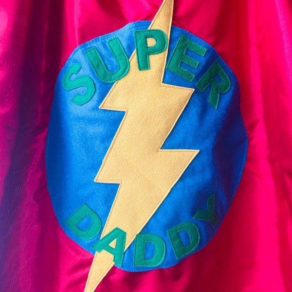 Fathers Day Personalised Superhero Adult Cape