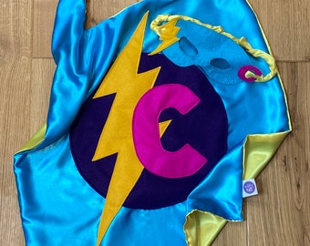 Eye mask and Cape Bundle for Superhero Kids