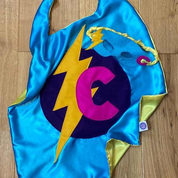 Eye mask and Cape Bundle for Superhero Kids