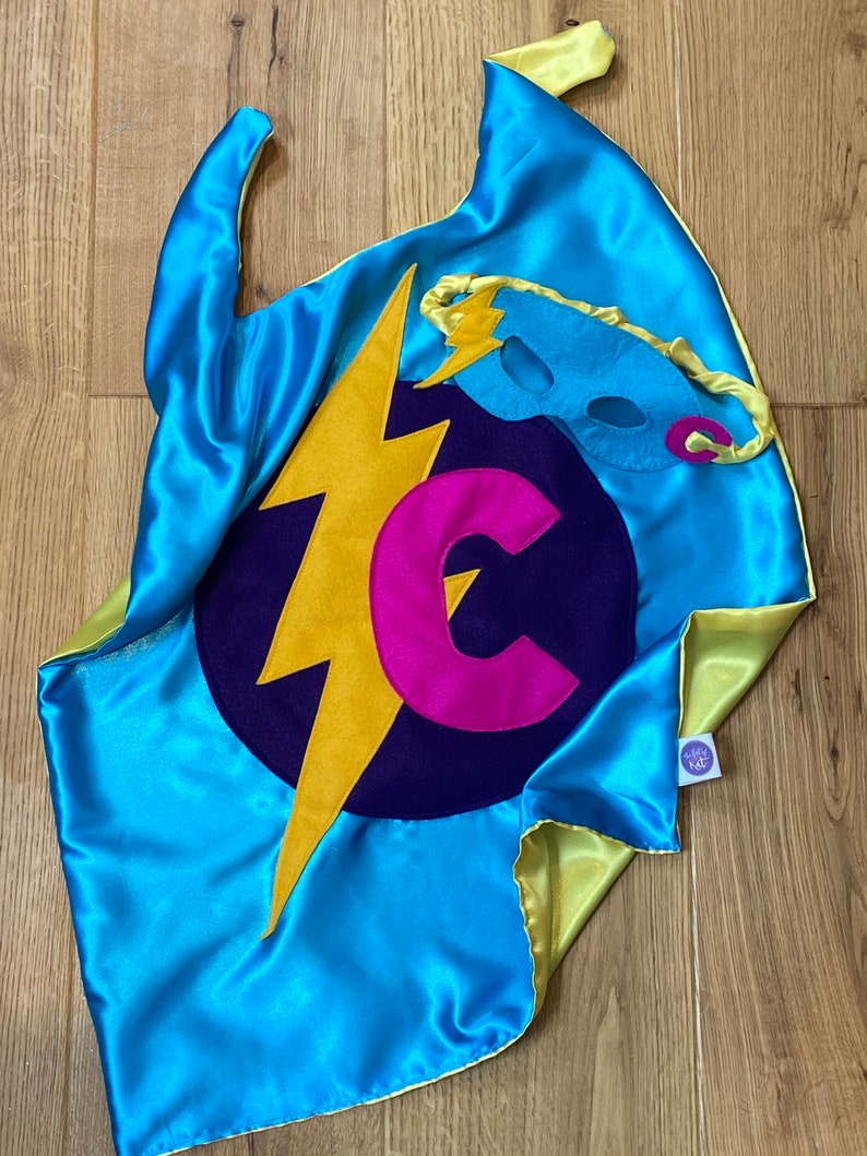 kids cape and eye mask superhero bundle image 6