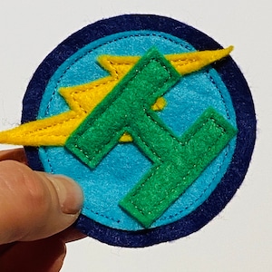 Initial personalised Superhero Badge