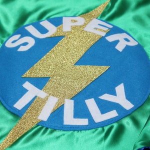 Personalised Superhero Adult Cape with full names image 4