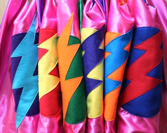 Pink ready to ship children's superhero cape