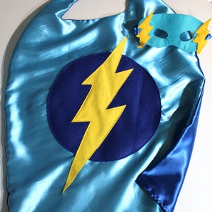 Turquoise ready to ship children's superhero cape image 4