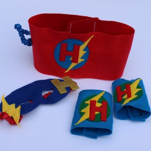 Superhero belt personalised for kids image 7