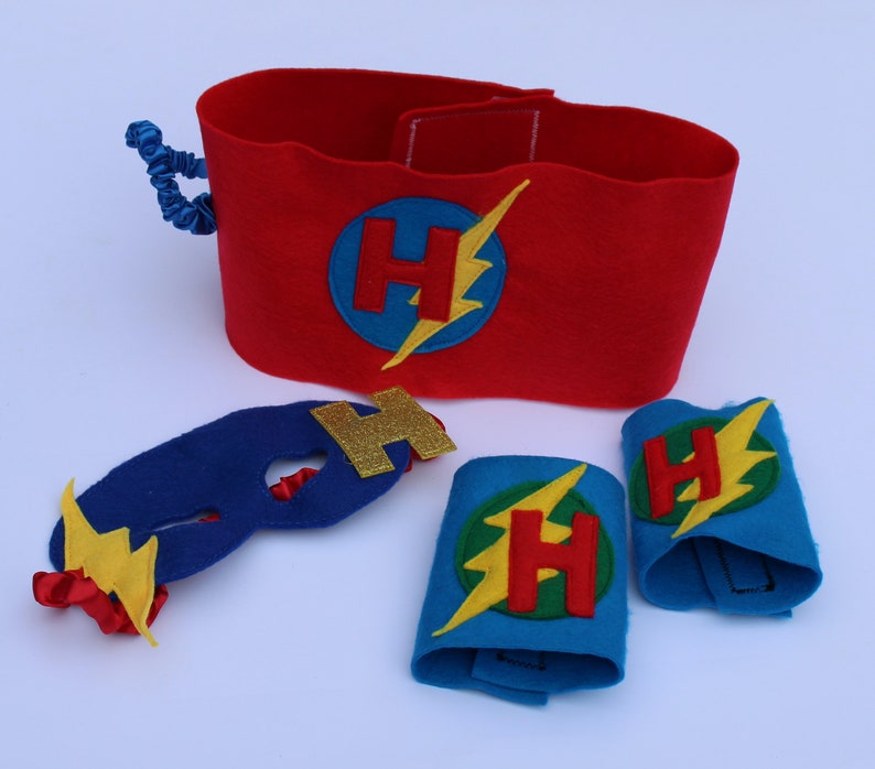 Superhero belt personalised for kids image 7