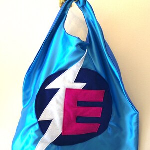 Turquoise ready to ship children's superhero cape image 9