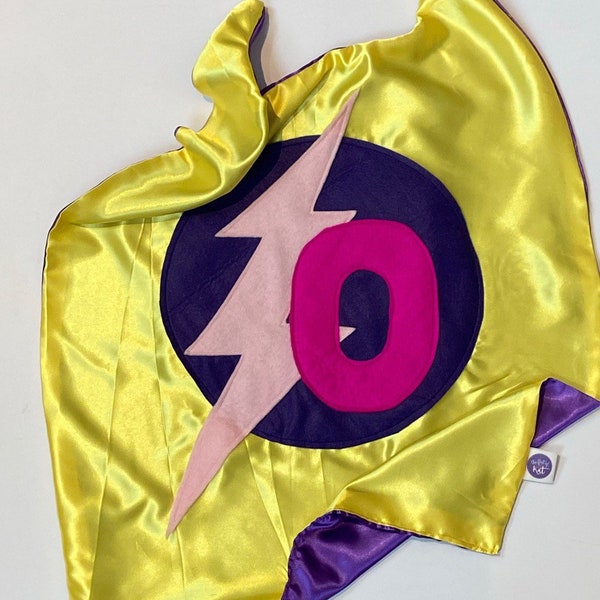Personalised kids Superhero Cape with Initial