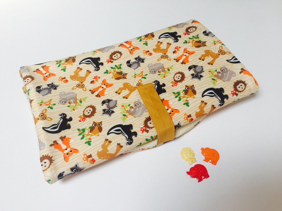 Woodland theme baby nappy changing mat Etsy