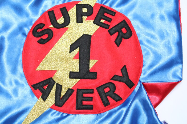 Personalised Superhero Adult Cape with full names image 5