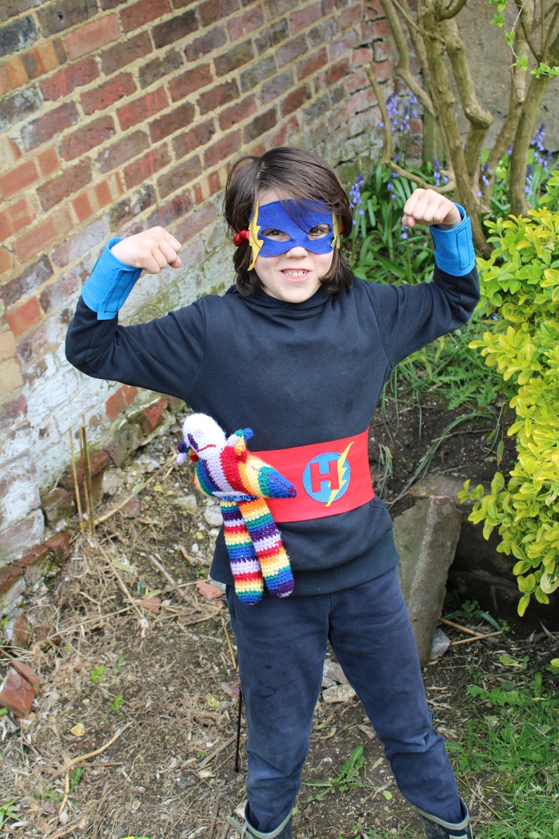 Superhero belt personalised for kids image 10