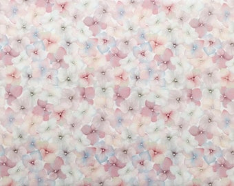 Edible patterned rice wafer paper HYDRANGEA Cake Wrap Frill or Topper